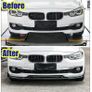Front Bumper Splitter Lip For BMW 3 Series F30 F35 2012-2015 Body Kit Spoiler Splitter ABS Bumper Canard Lip Protector Cover Image 2