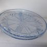 CAKE STAND - Vintage - Blue Glass Image 7