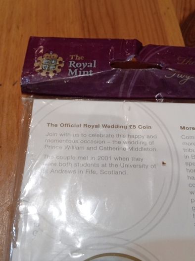 Royal Wedding Coin 2011