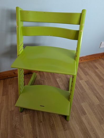 Genuine Stokke Tripp Trapp High Chairs / Growth Chairs (Purple & Green)