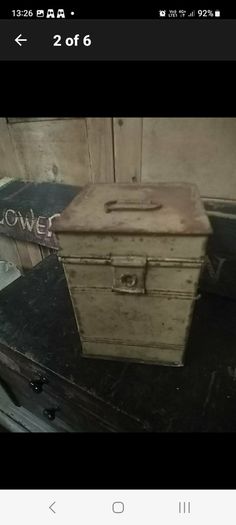Three Vintage French Tins