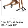 The York Fitness Deluxe Door Gym Bar Image 7
