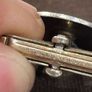 Silver gold plated cufflinks Image 2