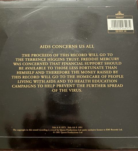 Queen Bohemian Rhapsody and These Are The Days Of Our Lives 1991 Original 7 inch Vinyl