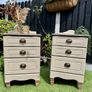 Vintage Bedside Lockers Image 2