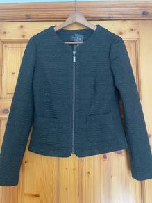 M&S textured slim fit jacket