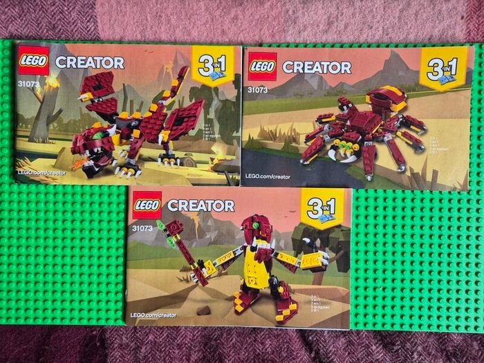 Lego Creator 3 in 1 Mythical Creatures 31073