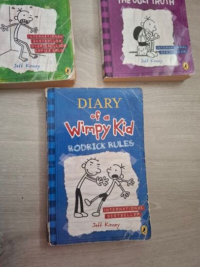 Diary of wimpy kids books