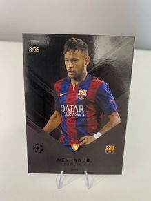 Topps Neymar /35 parallel UEFA club competition debut card