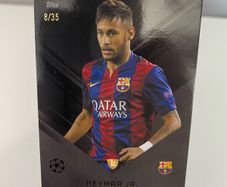 Topps Neymar /35 parallel UEFA club competition debut card