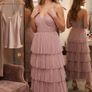Coast blush tiered midi maxi blush dress chic wedding event fabulous pink Image 2