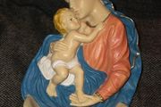 Madonna and Child Holy Water Font