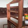 Vintage Wooden Two Tier Counter or Wall Hanging Spice Rack Image 8