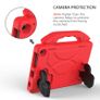 For Amazon Fire HD 8 2024 12th Gen Kids Case Shockproof Cover With Stand - Red Image 4