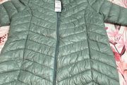 Sage green padded coat - size XL - brand new with tags