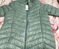 Sage green padded coat - size XL - brand new with tags
