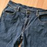 Mens Jeans Denim blue Wrangler Regular fit W34 L32 Image 2