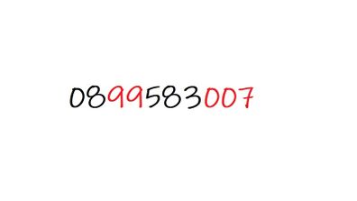 New VIP Gold Lucky Memorable Number Sim Card