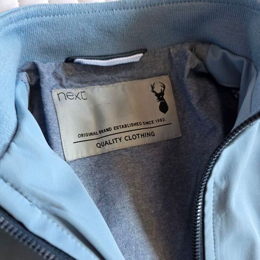 NEXT | rrp 37e | Size 110 (5years) | Light Blue Harrington Bomber Jacket