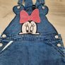 girls denim dungarees size 7-8 years Image 2