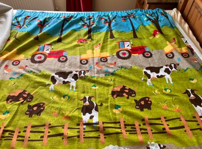 Kids farm curtains