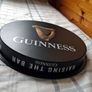 guinness  raise the bar 14 inch around deep serving tray black brand new Image 4