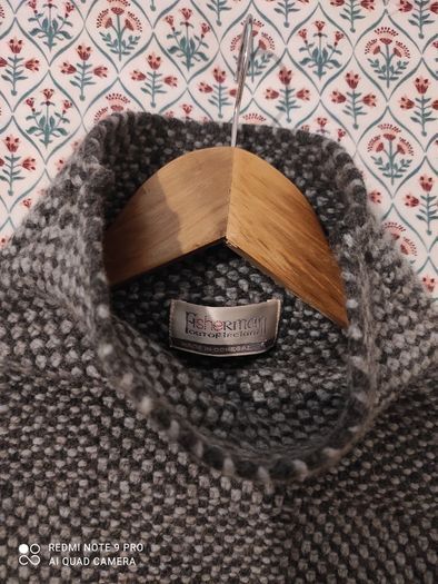 Irish made 100% merino wool poncho