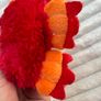 Keel Toys Monsterous Bullseye Plush Red Monster Striped Horns Halloween Used Please look at the pictures Image 10
