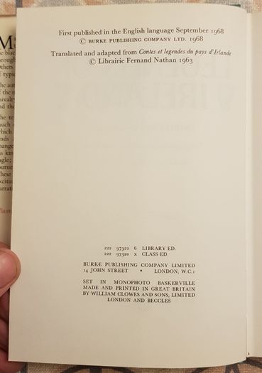 Myths And Legends Of Ireland by C. M. Garnier