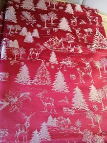 Beautiful Big Xmas Table Cloth