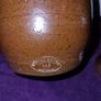 Vintage Australian Bendigo Pottery wine goblets and carafe Image 5