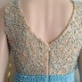 Brand new Pearl beaded DEBS Dress / Princess dress in Blue / AQUA Image 7