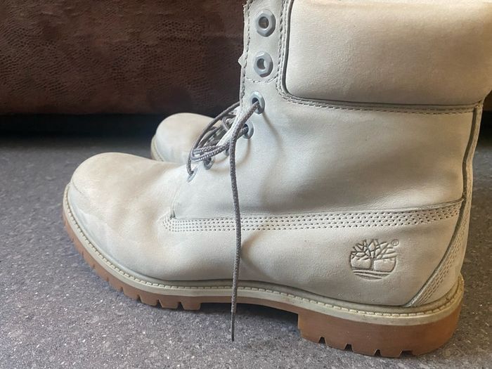 Timberland 6 Inch Premium Boots Waterproof Boots Men Lace up Boots A1GAU Grey UK10