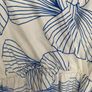 Women's Summer Dress- Cream with blue pattern Image 5