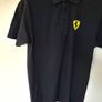 Vintage 1999 ferrari polo shirt Size xl ptp 23" black cotton In excellent condition Image 5