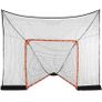 Hockey and Lacrosse Goal Backstop with Extended Coverage, 12' x 9' Lacrosse Net, Complete Accessories Training Net, Quick Easy Setup Backyard Lacrosse Equipment, Perfect for Youth Adult Training Image 5