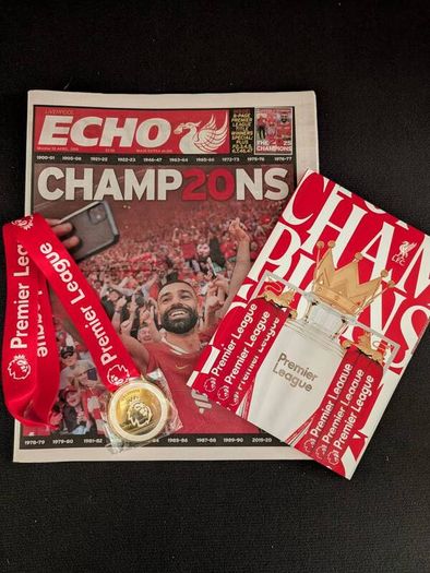 Liverpool FC Champions 24/25 memorabilia bundle
