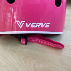 Girls pink helmet