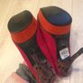Pink and orange high heels Image 2