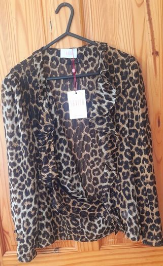 Animal print blouse