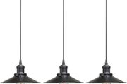 NEW SALE | Vintage Industrial Style Ceiling Pendant Lights,Set of 3 Black Metal Pendant Lights,Hanging Light Fixture for Kitchen Island,Farmhouse,Living Room,Bedroom