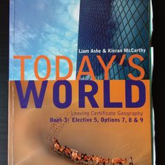 Today's World Book 3 New Edition Leaving Certificate Geography