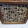 Vintage 80s Labyrinth Wooden Steel Ball Marble Tilting Maze Puzzle Game Roll-A-Maze Image 2