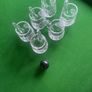 6 Crystal Jug Glasses Image 5