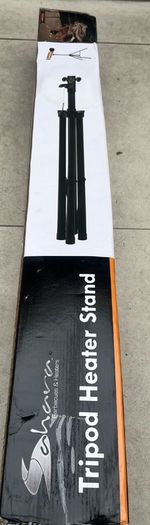 Patio heater and stand.