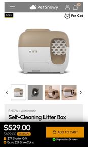self-cleaning cat litter box