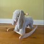 Pottery Barn Plush Rocker Bunny Image 2