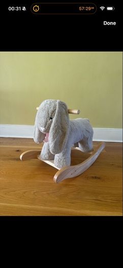 Pottery Barn Plush Rocker Bunny