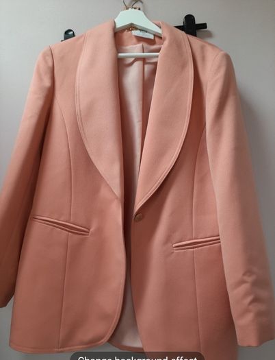 ladies jacket peach