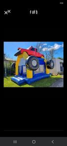 monster truck bouncy castle